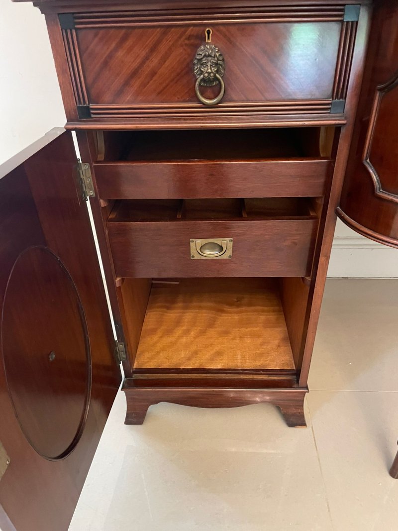 Outstanding Quality Antique Edwardian Mahogany Sideboard by Goodall of Manchester - Image 16